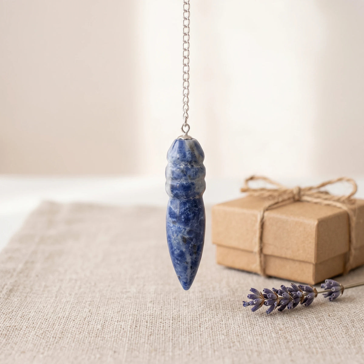 Pendule égyptien en sodalite, idée cadeau pour homme