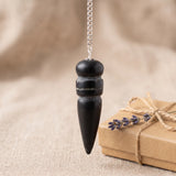 Pendule Égyptien (Tourmaline Noire)