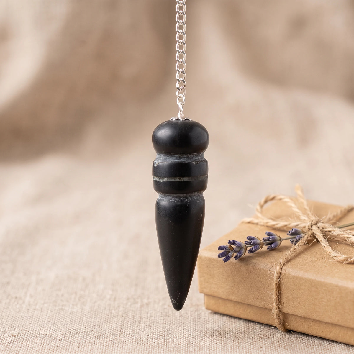 Pendule égyptien en tourmaline noire, idée cadeau pour homme