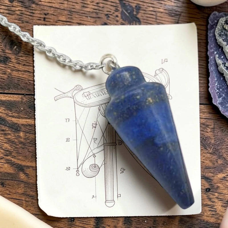 Pendule Goutte en Lapis Lazuli - pierre naturelle