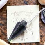Pendule Goutte en Fluorite - pierre naturelle