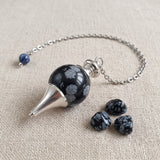 Pendule Séphoroton (Obsidienne Neige)