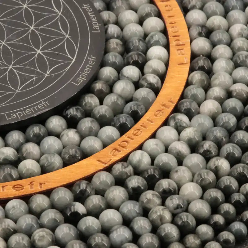 Perles Chrysobéryl " Œil d'aigle "en pierre naturelle ronde 6mm, 8mm - Qualité AAA pour la création de bijoux et lithothérapie