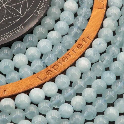 Perles Aigue Marine en pierre naturelle - Qualité AAA