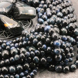 Perles Œil de Faucon 6 mm en pierre naturelle, Qualité AAA