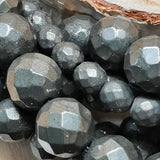 Perles Pyrite à facettes 6 mm en pierre naturelle