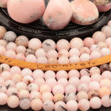 Grosses perles Opale Rose de Chine 10 mm, Qualité AA+