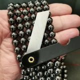 Petites perles Hématite Magnétique 4 mm, Qualité AAA