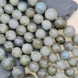 Petites perles Labradorite à facettes 4 mm