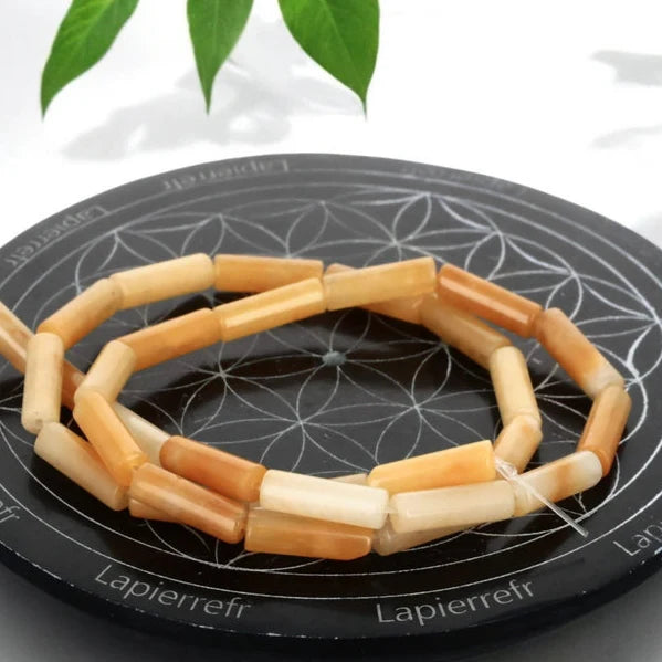 Perles Aventurine Orange 4 mm x 13 – Lot de 26 perles naturelles perle pierre naturelle