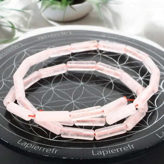 Perles Quartz Rose 4 mm x 13 – Lot de 26 perles naturelles perle pierre naturelle