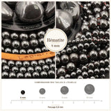 Petites perles Hématite 4 mm, Qualité AAA