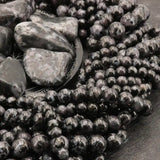 Grosses perles Gabbro 10 mm, Qualité AAA