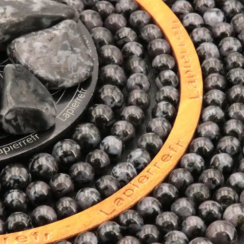 Perles Gabbro en pierre naturelle - Qualité AAA