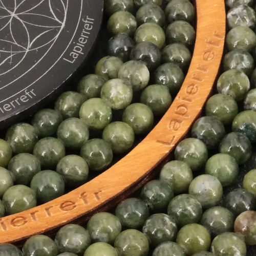 Perles Jade Vert en pierre naturelle - Qualité AA+