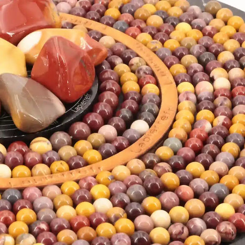 Perles Jaspe Mokaite en pierre naturelle - Qualité AAA