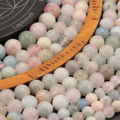 Perles Morganite en pierre naturelle - Qualité AAA