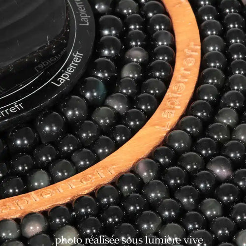 Perles Obsidienne Oeil Céleste en pierre naturelle - Qualité AAA