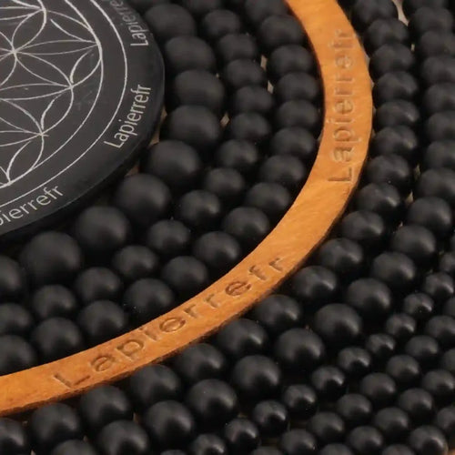 Perles Onyx Noir Mat en pierre naturelle - Qualité AAA