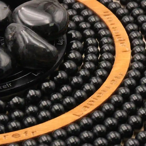 Perles Onyx Noir en pierre naturelle - Qualité AAA