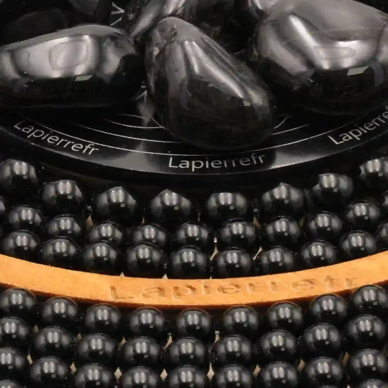 Perles d'Onyx Noir brillant rondes en 4, 6, 8 et 10 mm, pierre naturelle pour la création de bijoux