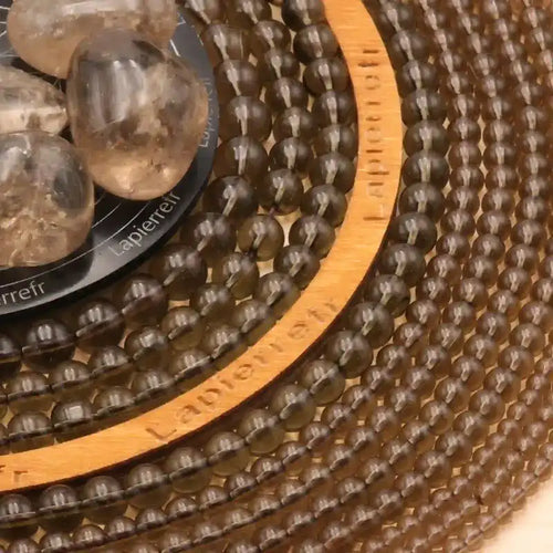 Perles Quartz Fumé en pierre naturelle - Qualité AAA
