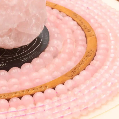 Perles Quartz Rose (Brésil) en pierre naturelle - Qualité AAA