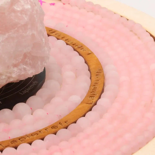 Perles Quartz Rose Mat en pierre naturelle - Qualité AAA