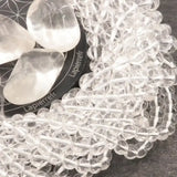Perles Cristal de Roche 6 mm en pierre naturelle, Qualité AAA