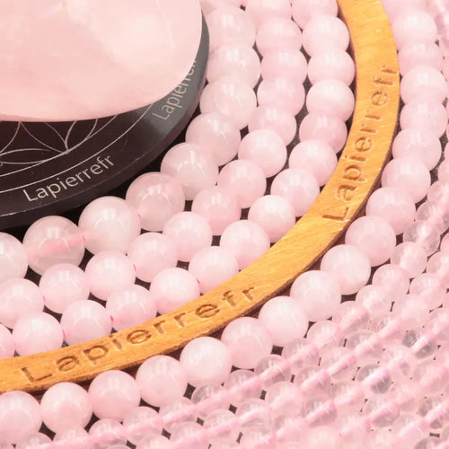 Perles Quartz Rose (Madagascar) en pierre naturelle - Qualité AAA