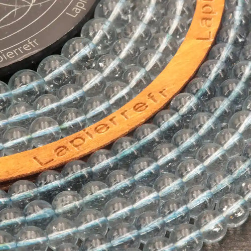 Perles Topaze Bleue de synthèse