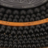 Grosses perles Onyx Noir Mat 10 mm, Qualité AAA
