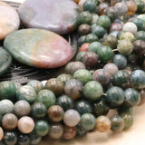 Petites perles Agate Indienne 4 mm, Qualité AA+