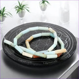perle naturelle amazonite en forme de tube