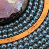 Fil de perles Aqua Aura bleu ronde 6mm 8mm | Perle pierre naturelle ronde et lisse | Gemmes - La Pierre FR