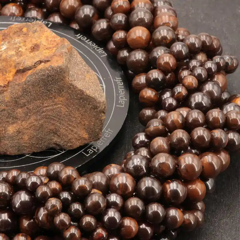 Perles opale boulder 10 mm pour bracelet homme affirmé