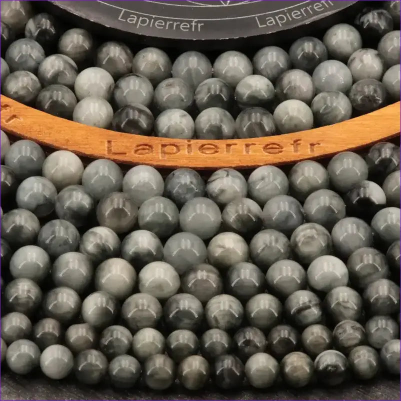 Perles Chrysobéryl " Œil d'aigle "en pierre naturelle ronde 6mm, 8mm - Qualité AAA pour la création de bijoux et lithothérapie
