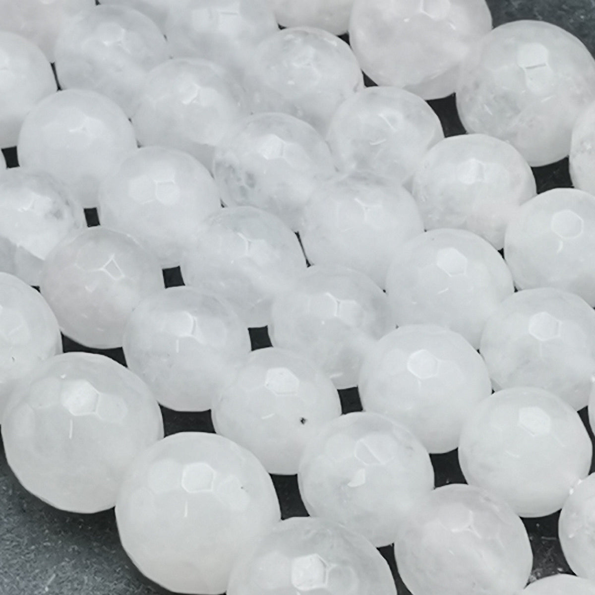 Perles en pierre de jade 10 mm pour mala de lithothérapie