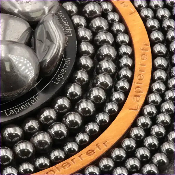 perle pierre naturelle hématite ronde en 4/6/8/10mm pour la création de bijoux et lithothérapie - La Pierre Fr  