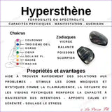 Perles Hypersthène en pierre naturelle - Qualité AAA perle