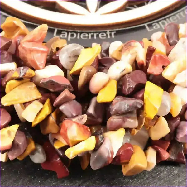 Perles pierres naturelles Jaspe Mokaite - La Pierre FR