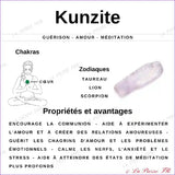vertus de la perle en kunzite