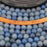 Perles Aventurine Bleue 6 mm en pierre naturelle, Qualité AA+