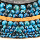 Perles Œil de Tigre bleu - La Pierre FR
