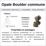 vertus de l'opale boulder commune