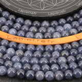 Perles Iolite 6 mm en pierre naturelle, Qualité AA+