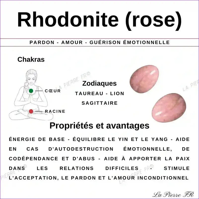 Perles Rhodonite Rose en pierre naturelle - Qualité AAA perle l’information rhodonite (rose) précieuse