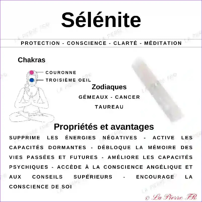 vertus de la perle en sélénite