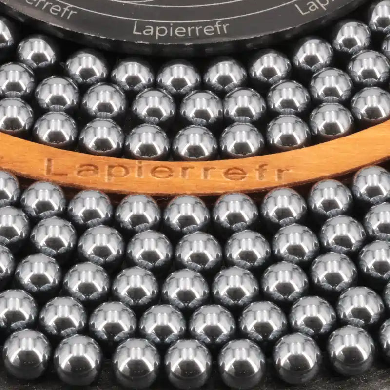 Perles térahertz 6 mm pour bracelet fin et léger