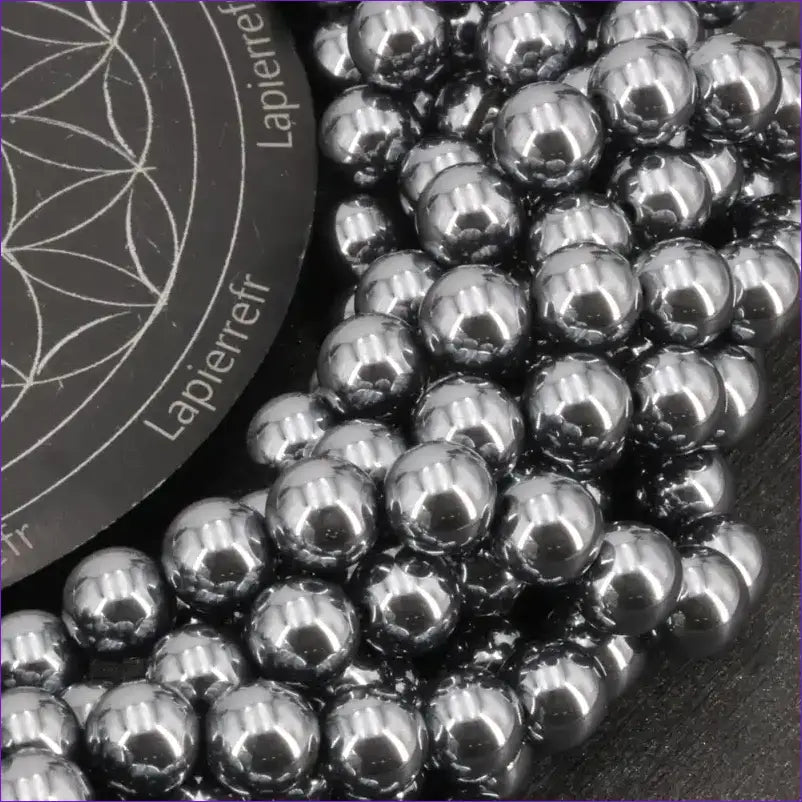 Perles Térahertz ronde en 6mm ou 8mm de haute qualité